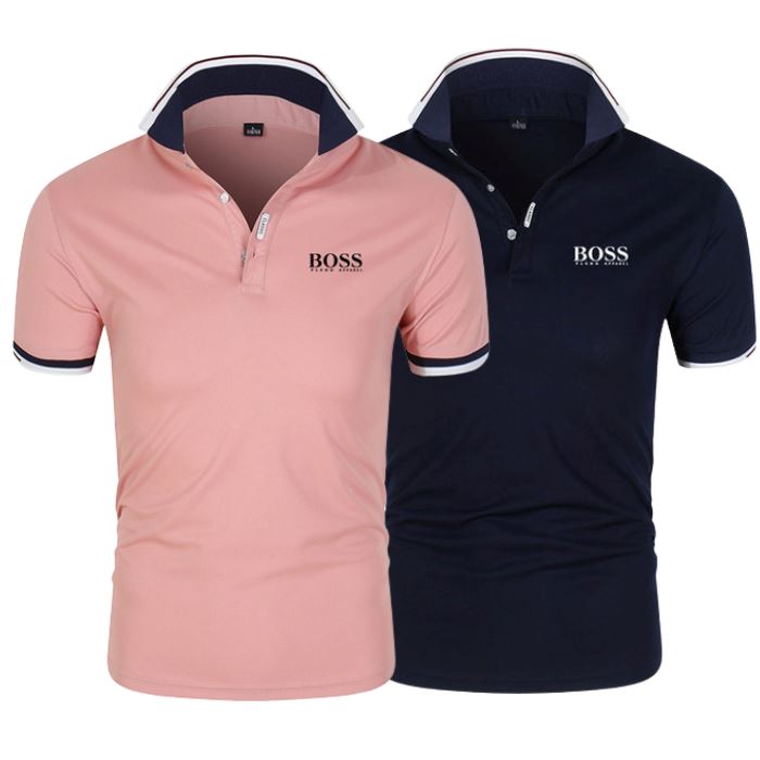 [KOOP 1, KRIJG 2] 2-Pack Essentiële Poloshirts