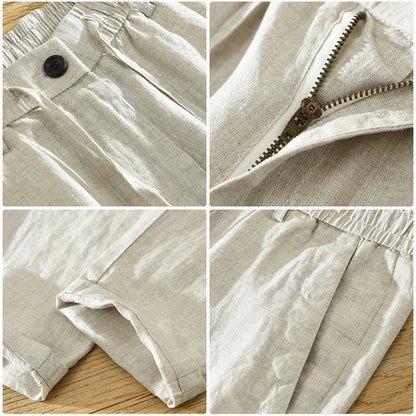 Heren Linnen Broek Elegio Zevyn