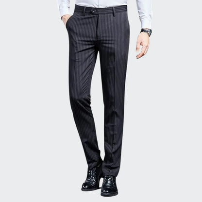 Premium Heren Kostuum Broek Gestreept Zevyn