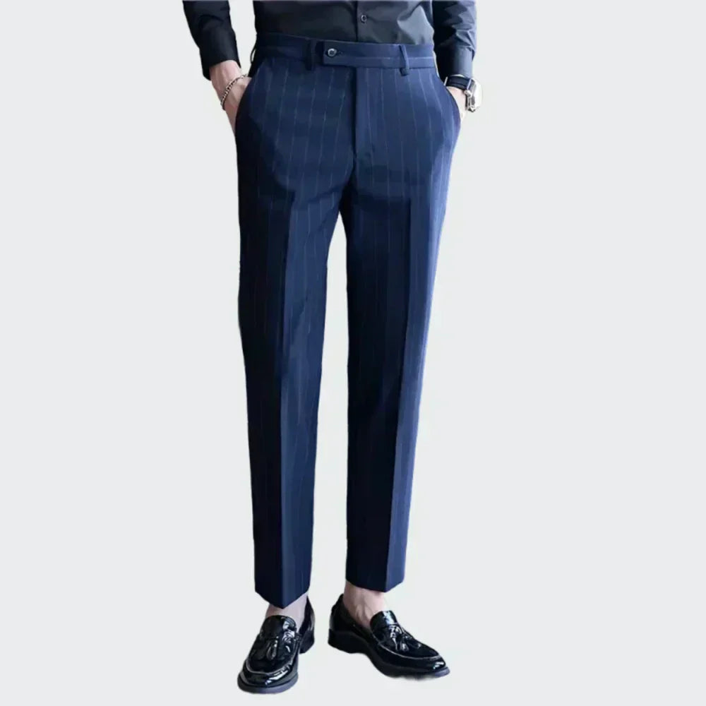Pinstripe Pakbroek voor Heren Zevyn