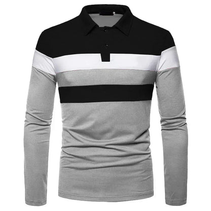 Heren Poloshirt met Lange Mouwen Slingint Zevyn