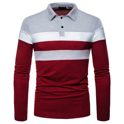 Heren Poloshirt met Lange Mouwen Slingint Zevyn