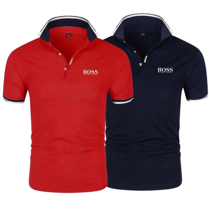 [KOOP 1, KRIJG 2] 2-Pack Essentiële Poloshirts